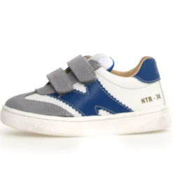 Naturino Boy's Jenix Vl Casual Shoes - Grey / White / Azure Fashion