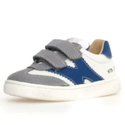Naturino Boy's Jenix Vl Casual Shoes - Grey / White / Azure Fashion