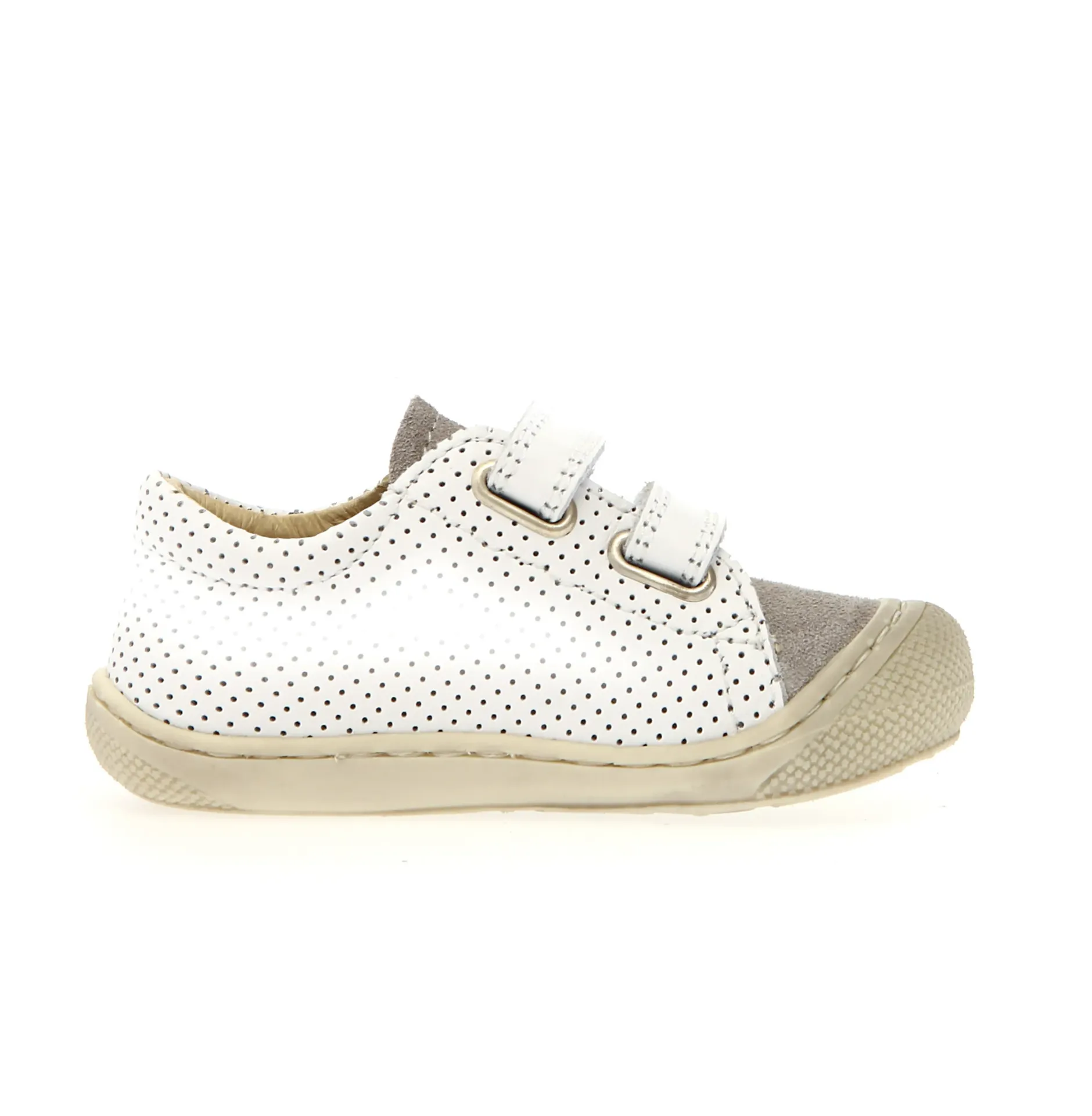 Naturino Boy's Kolde Low Vl Casual Shoes - White / Grey / Azure Best