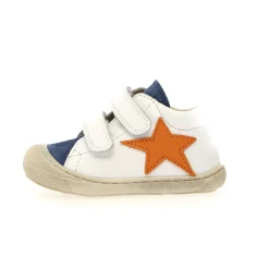 Naturino Boy's Kolde Vl Casual Shoes - White / Azure / Orange Clearance