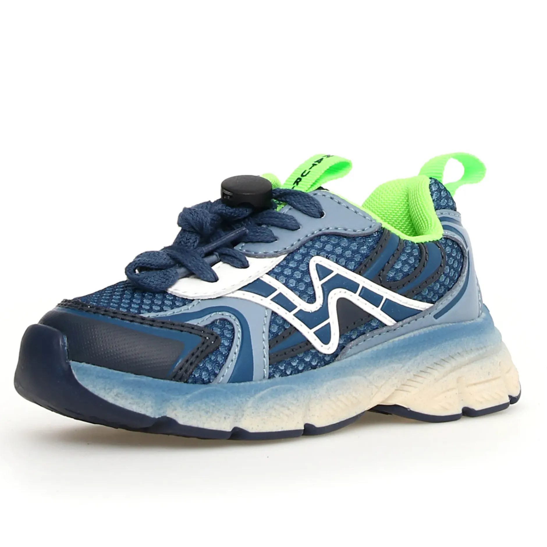 Naturino Boy's Wave Sneakers - Azure / Celeste / White New