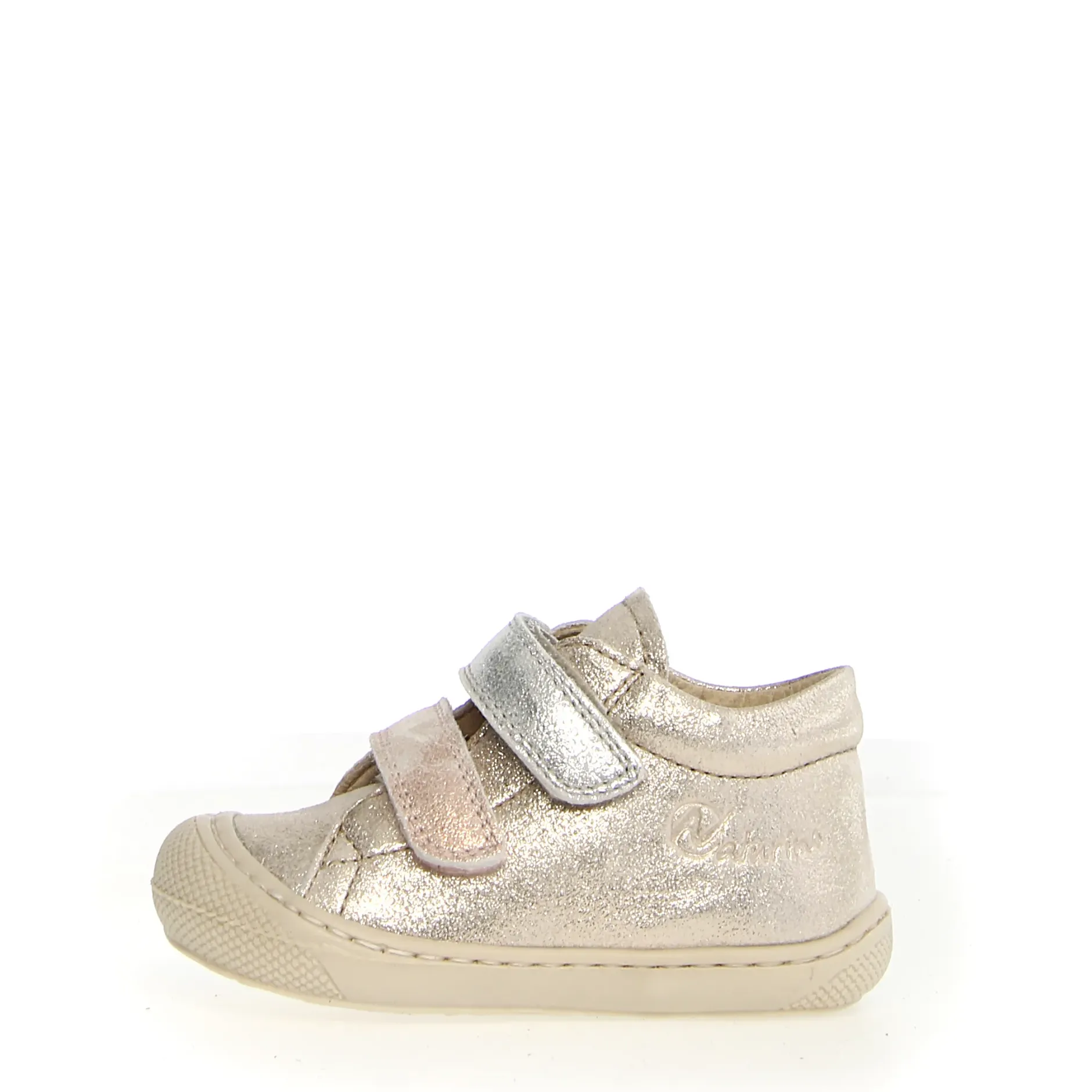 Naturino Corkel Vl Girl's Casual Shoes - Platinum/Cipria/Silver Clearance