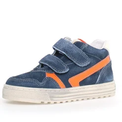 Naturino Girl's & Boy's Ceonia High Vl Calf Sneakers - Navy/Orange Fashion
