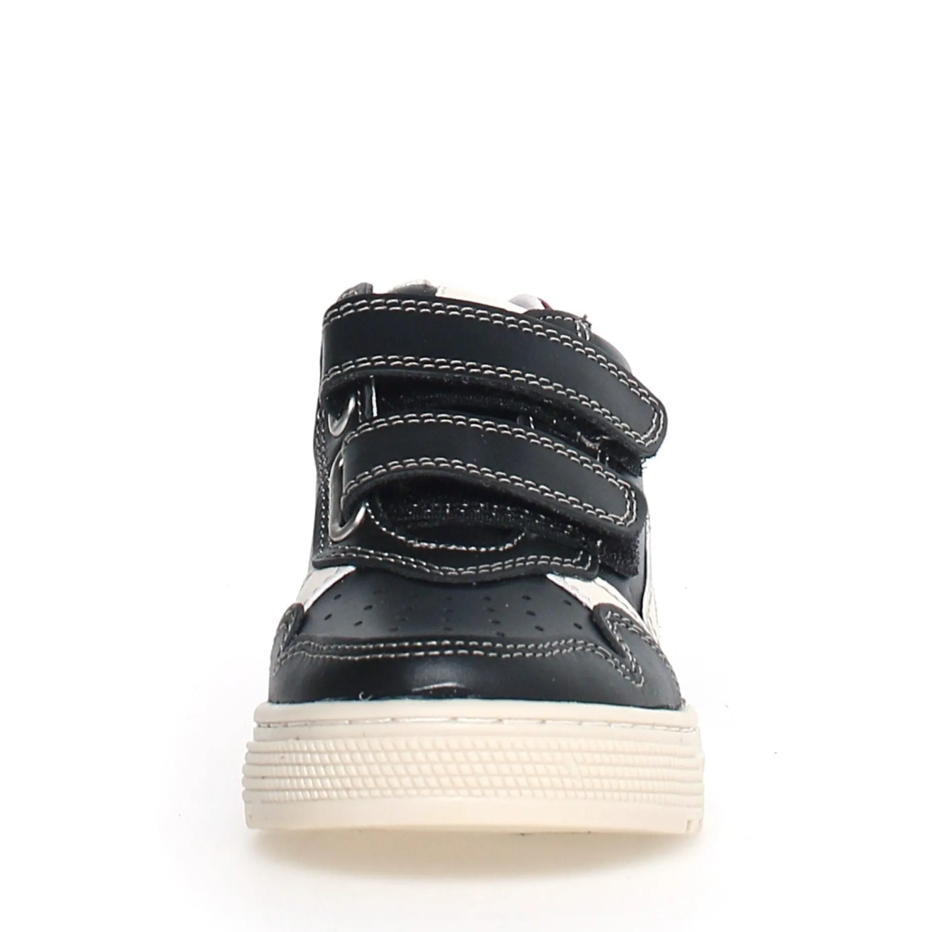 Naturino Girl's & Boy's Ceonia High Vl Calf Sneakers - Black/Milk Fashion