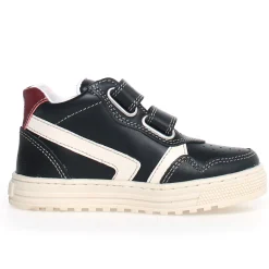 Naturino Girl's & Boy's Ceonia High Vl Calf Sneakers - Black/Milk Fashion
