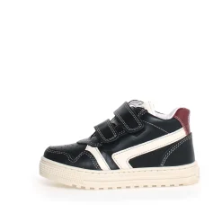 Naturino Girl's & Boy's Ceonia High Vl Calf Sneakers - Black/Milk Fashion