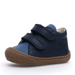 Naturino Girl's & Boy's Cocoon Vl Nappa Spazz Sole Honey Sneakers - Azure/Navy Discount