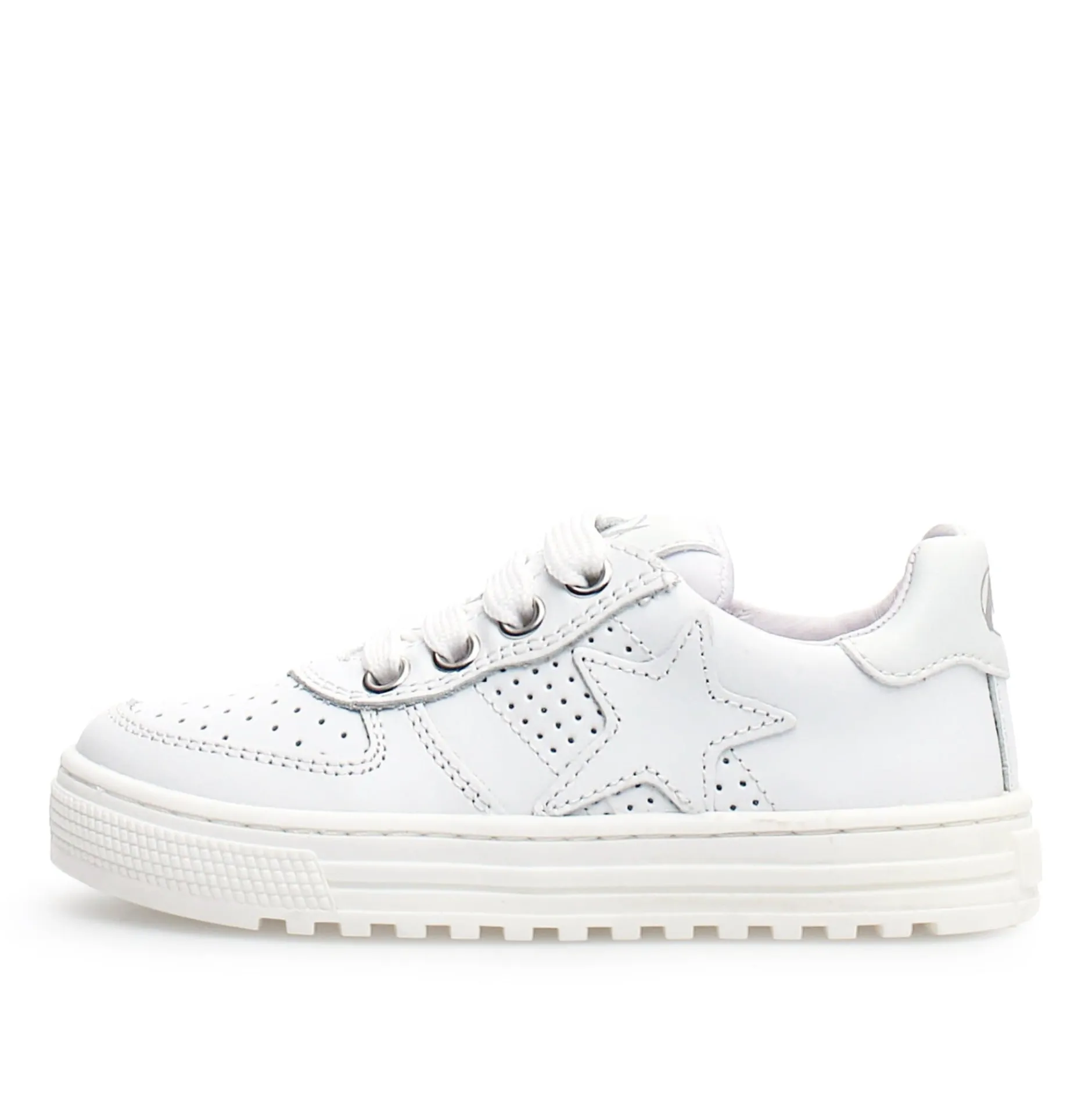 Naturino Girl's & Boy's Hess Zip Sneakers - White Clearance