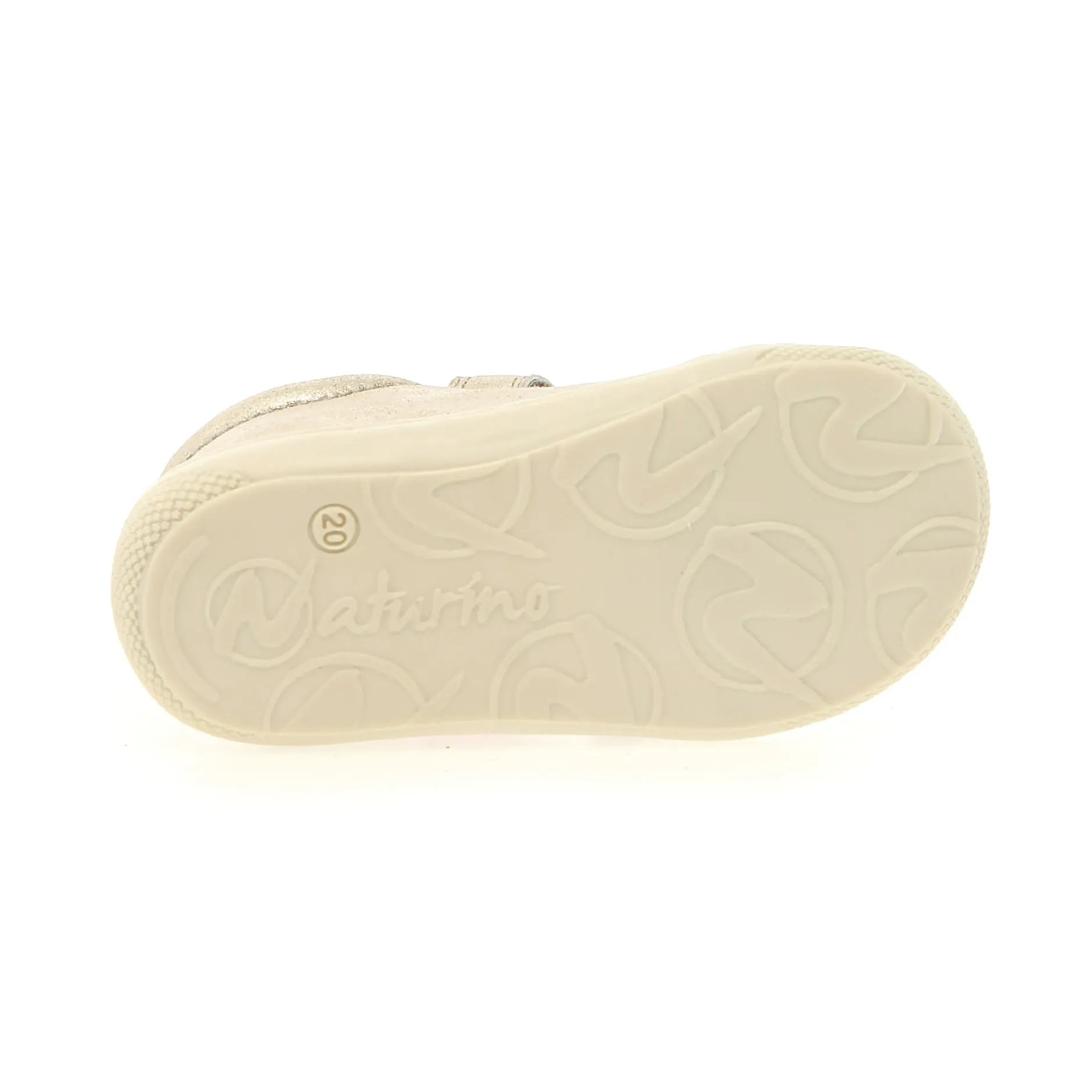 Naturino Girl's Glow Vl Casual Shoes - Platinum Outlet