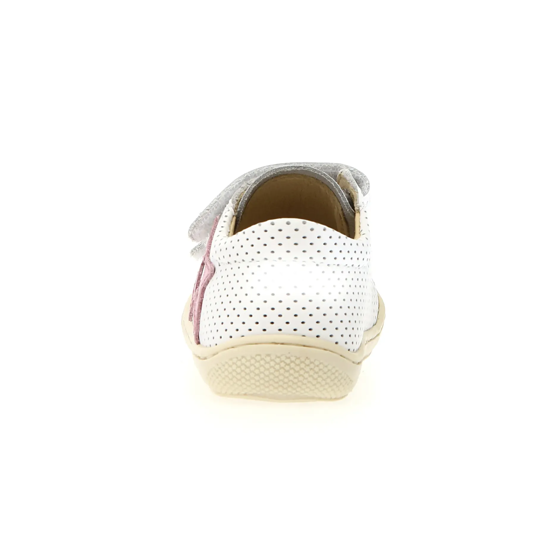 Naturino Girl's Kolde Low Vl Casual Shoes - White / Silver / Pink Clearance