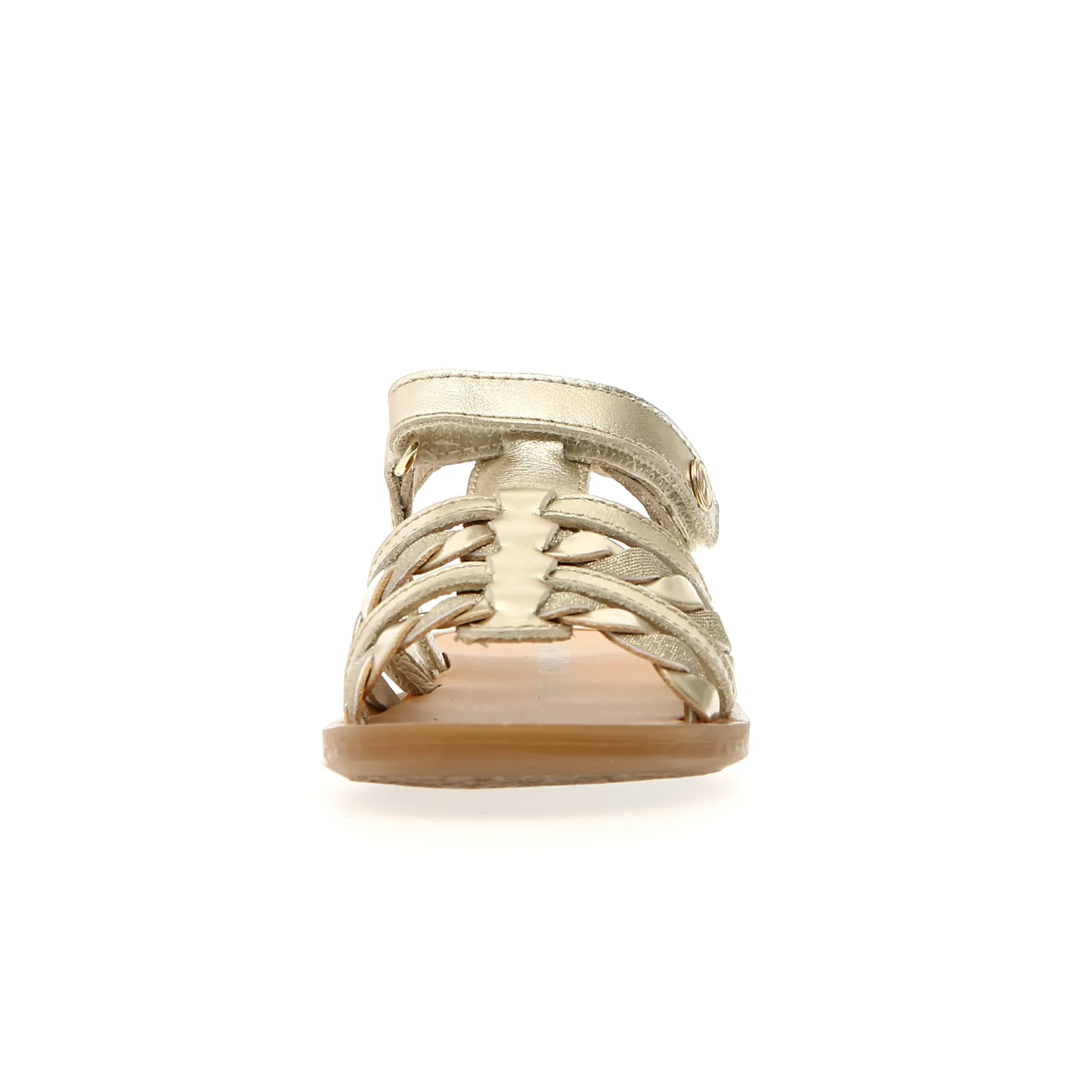 Naturino Girl's Nuttah Braids 2 Sandals - Metallic Platinum New