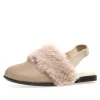 Naturino Girl's Toocuutie Fur Sandals - Taupe Online