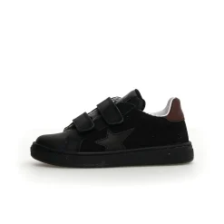 Naturino Pinn VI Boy's and Girl's Casual Shoes - Black/Dark Brown Fashion