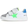 Naturino Pinn VL Boy's and Girl's Casual Shoes Sneakers - Grey/White/Green Fluorescent Hot