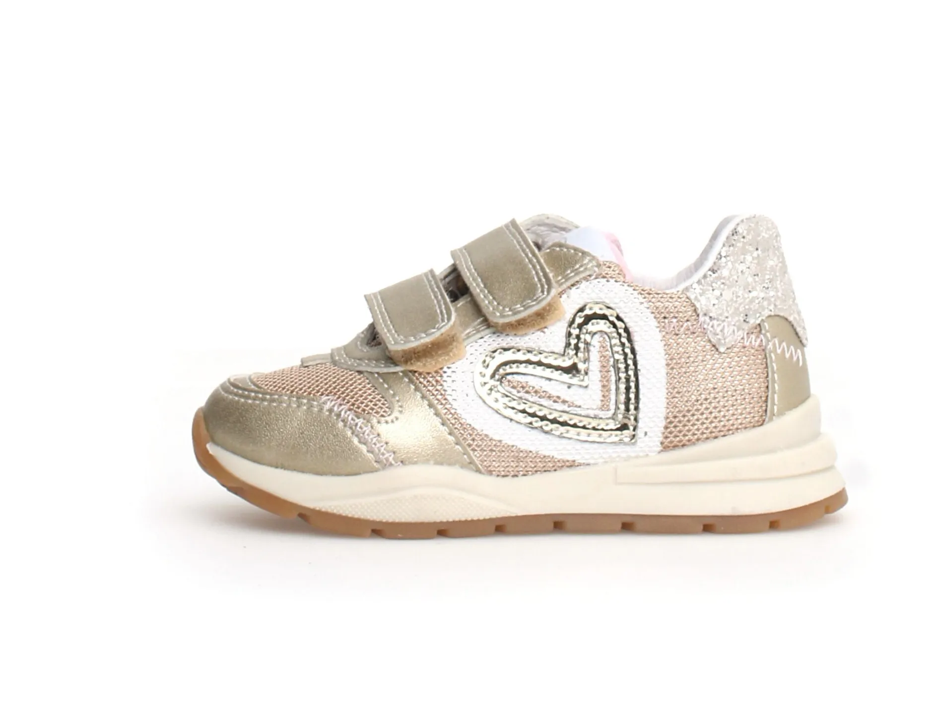 Naturino Quelly 2 VL GIrl's Sneakers - Platinum Clearance