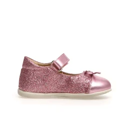 Naturino Salleny Girl's Dress Shoes - Metallic / Glitter Pink Fashion