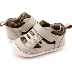 Old Soles Boy's 4047 Bru Pave Shoe - Gris/Army Green/Light Grey Clearance