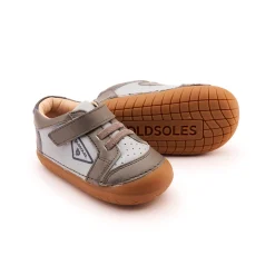 Old Soles Boy's & Girl's 4094 Badge Pave Casual Shoes - Dusty Blue / Grey / Navy Sale