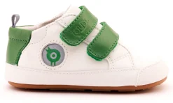 Old Soles Boy's & Girl's 0079RT Badge Bub Casual Shoes - Snow / Green Fashion