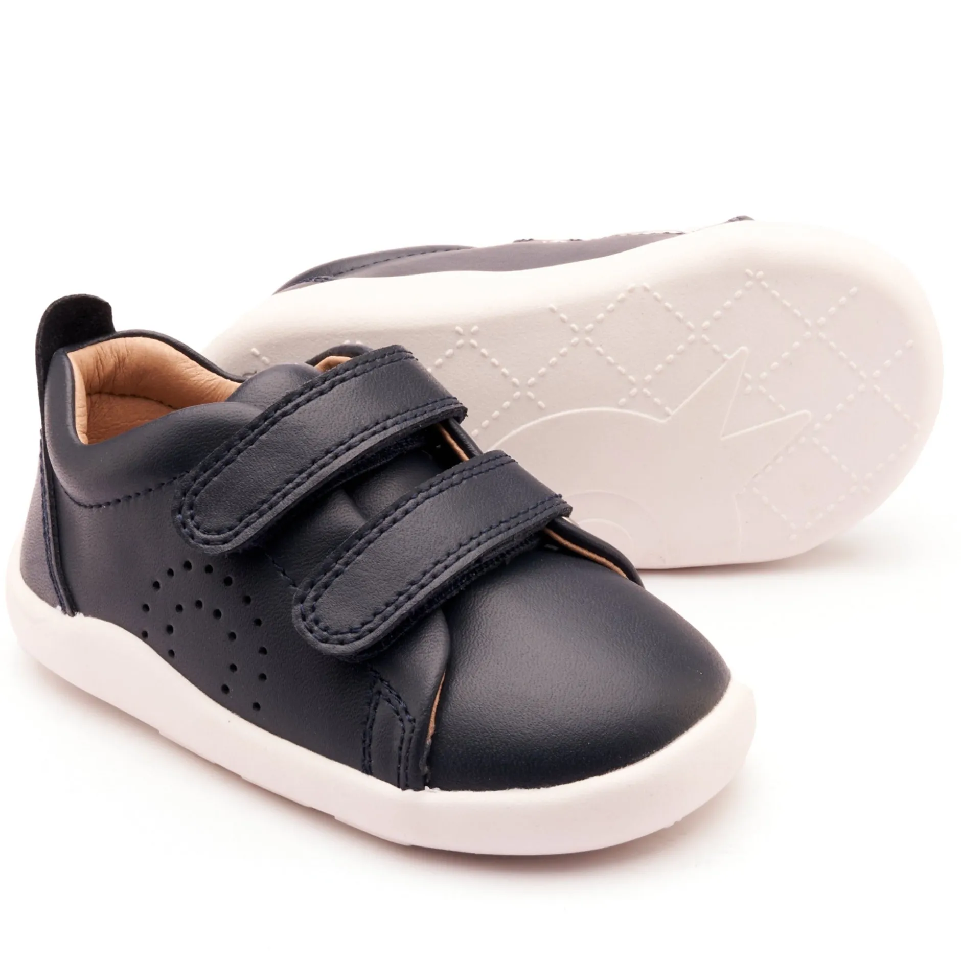 Old Soles Boy's 8056 Little Tot Casual Shoes - Navy / White Sole Discount