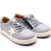 Old Soles Boy's 1006 Platinum Runner Casual Shoes - Dusty Blue / Indigo / Gris / Snow / White Indigo Sole Outlet