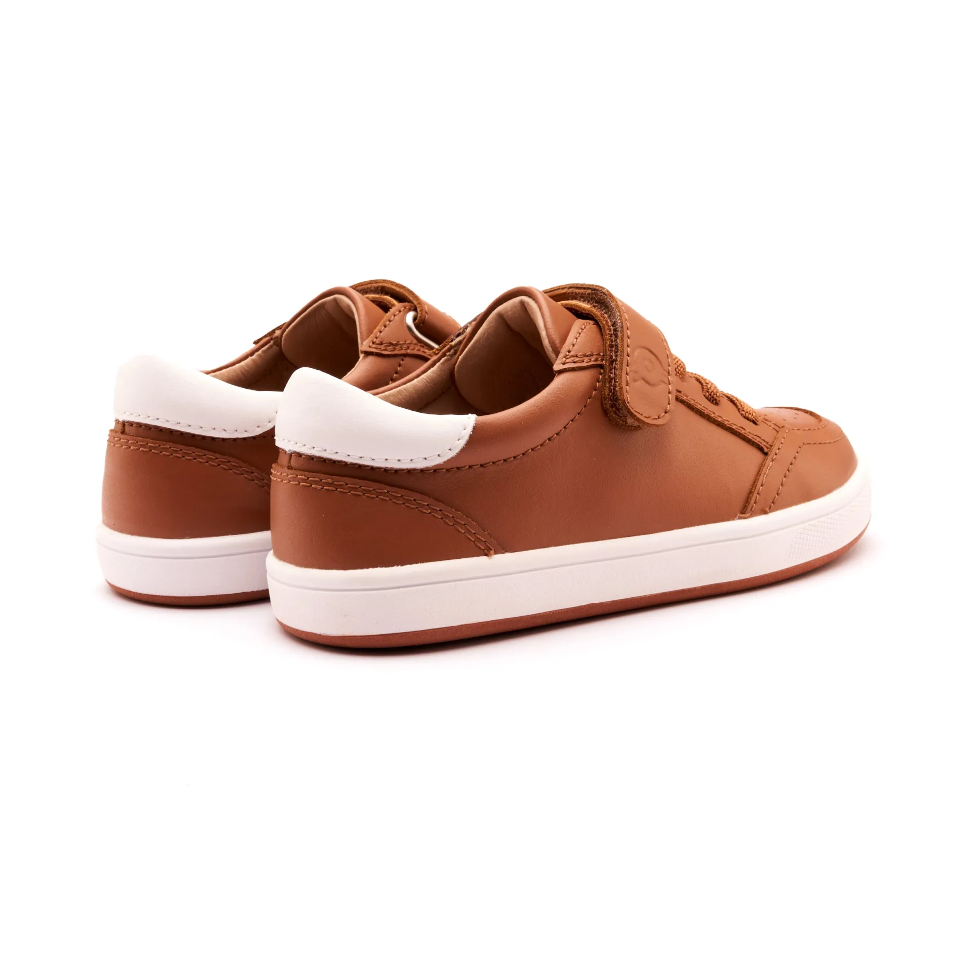 Old Soles Boy's 1019 The Tread Casual Shoes - Tan / Snow / White Gum Sole Discount