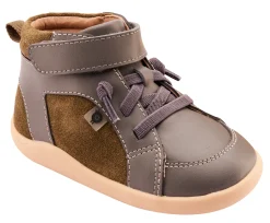 Old Soles Boy's 8039 Woodford Casual Shoes - Militare Suede / Grey Fashion
