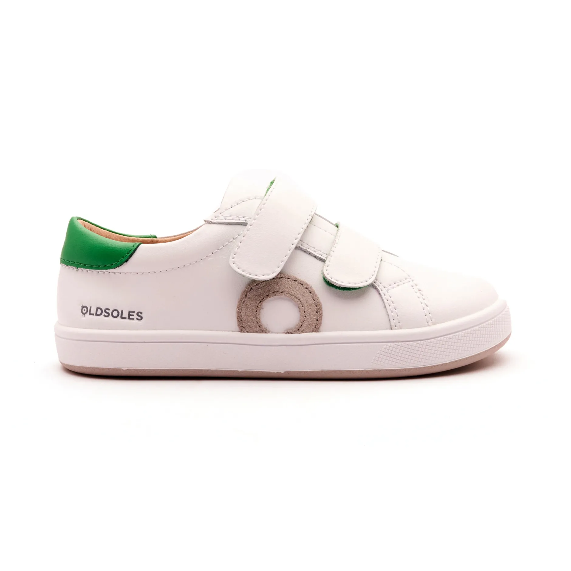 Old Soles Boy's and Girl's Kix Casual Shoes - Snow / Neon Green / Gris / White Best