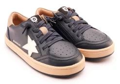 Old Soles Boy's and Girl's 1006 Platinum Runner Casual Shoes - Navy / Snow / Taupe / Natural Navy Sole Online