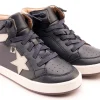 Old Soles Boy's and Girl's 1002 Star Tracker Casual Shoes - Navy / Gris / Yema / White Grey Sole New