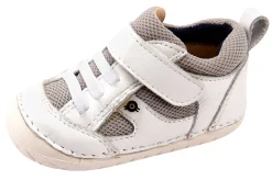 Old Soles Boy's and Girl's 4047 Bru Pave Sneakers - Snow/Light Grey/Navy New