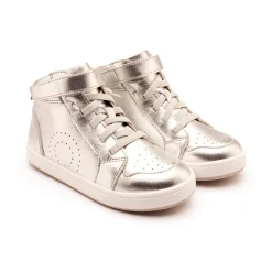 Old Soles Boy's and Girl's The Skill Casual Shoes - Silver Sale