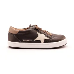 Old Soles Boy's and Girl's Platinum Runner Casual Shoes - Antracita / Taupe / Sporco Fashion