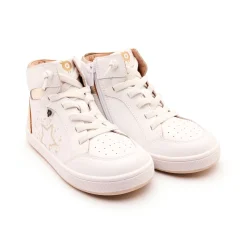 Old Soles Boy's and Girl's High Splash Casual Shoes - Snow / Gold / White Gold Outlet