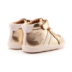 Old Soles Boy's and Girl's Boss Ground Casual Shoes - Gold / Sporco / Snow Hot