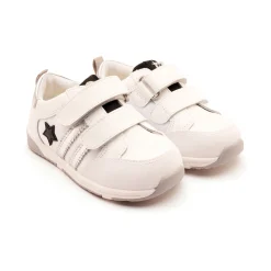 Old Soles Boy's and Girl's Field Squad Casual Shoes - Snow / Silver / Black Fashion