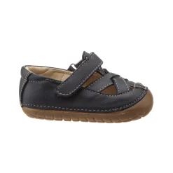 Old Soles Boy's and Girl's Thread Pave Leather Shoes, Navy Discount