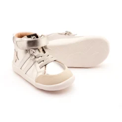 Old Soles Boy's and Girl's BossGround Casual Shoes - Silver / Sporco / Snow New