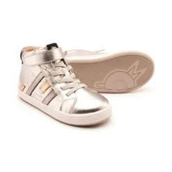 Old Soles Boy's and Girl's Challenger Casual Shoes - Silver / Rich Silver / Copper Online