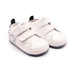 Old Soles Boy's and Girl's 0082RT Baby Splash Casual Shoes - Snow / Indigo / Indigo Sole Clearance