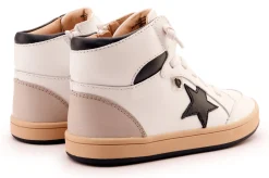 Old Soles Boy's and Girl's 1002 Star Tracker Casual Shoes - Snow / Navy / Gris / Natural Navy Sole Online