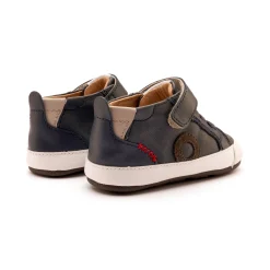 Old Soles Boy's Baby Zig Casual Shoes - Navy / Gris / Antracita Suede Sale