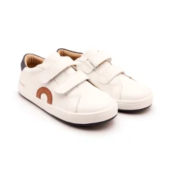 Old Soles Boy's Kix Casual Shoes - Snow / Tan / Navy New