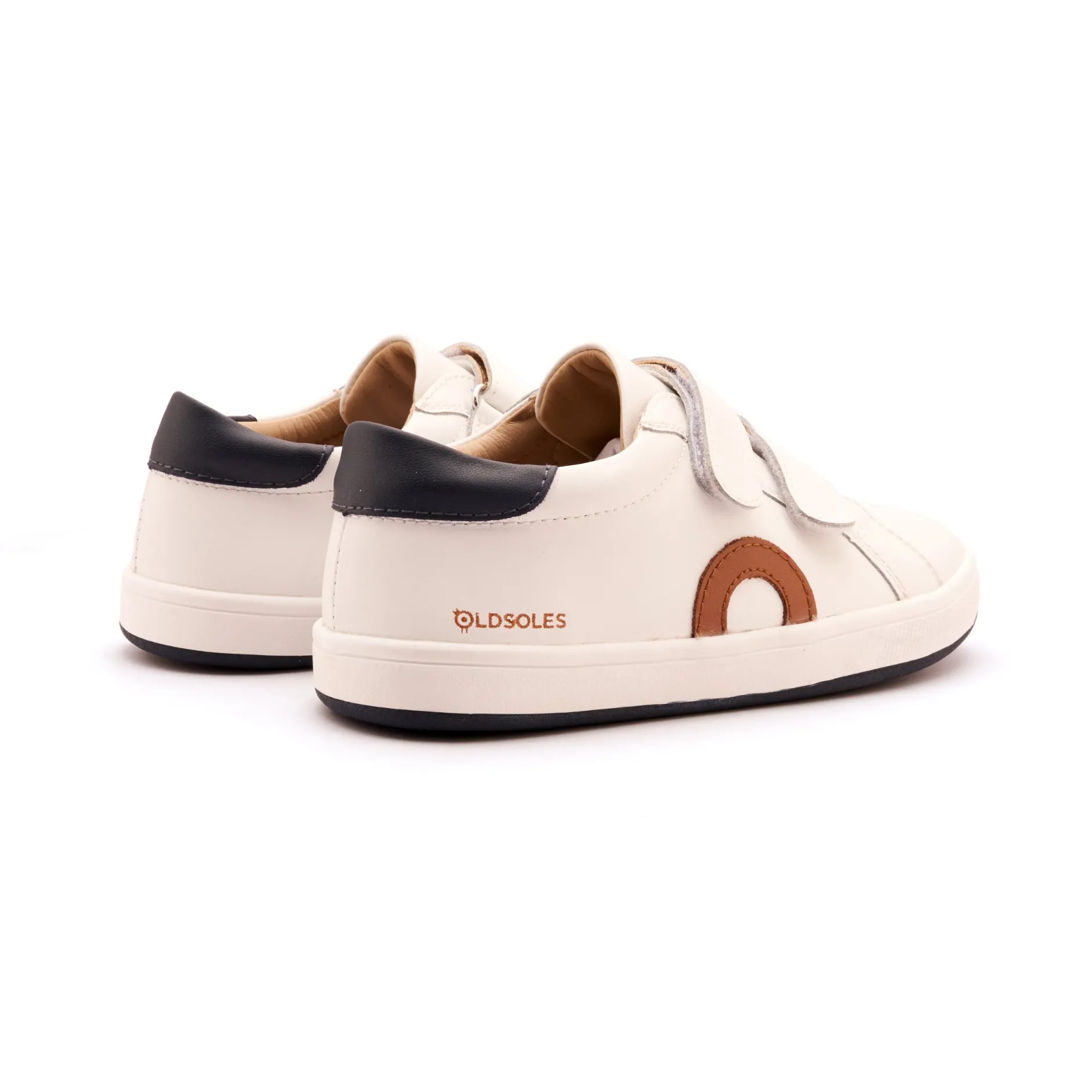 Old Soles Boy's Kix Casual Shoes - Snow / Tan / Navy New