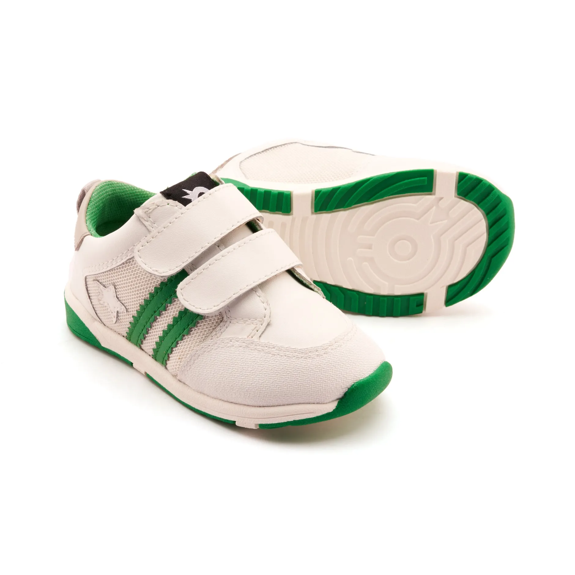Old Soles Boy's Marvel Squad Casual Shoes - Snow / Neon Green / Gris Hot