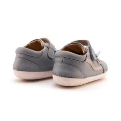 Old Soles Boy's Pave Squiggle Casual Shoes - Dusty Blue / Gris Hot