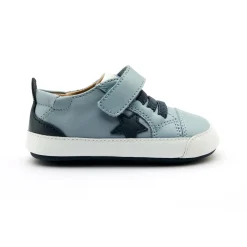 Old Soles Boy's 0085RT Platinum Bub Casual Shoes - Dusty Blue / Navy / Navy Sole Online