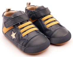 Old Soles Boy's 0074RT Roller Casual Shoes - Navy / Yema / Cream Outlet