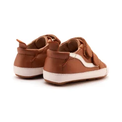 Old Soles Boy's Squiggle Bub Casual Shoes - Tan / Snow Clearance