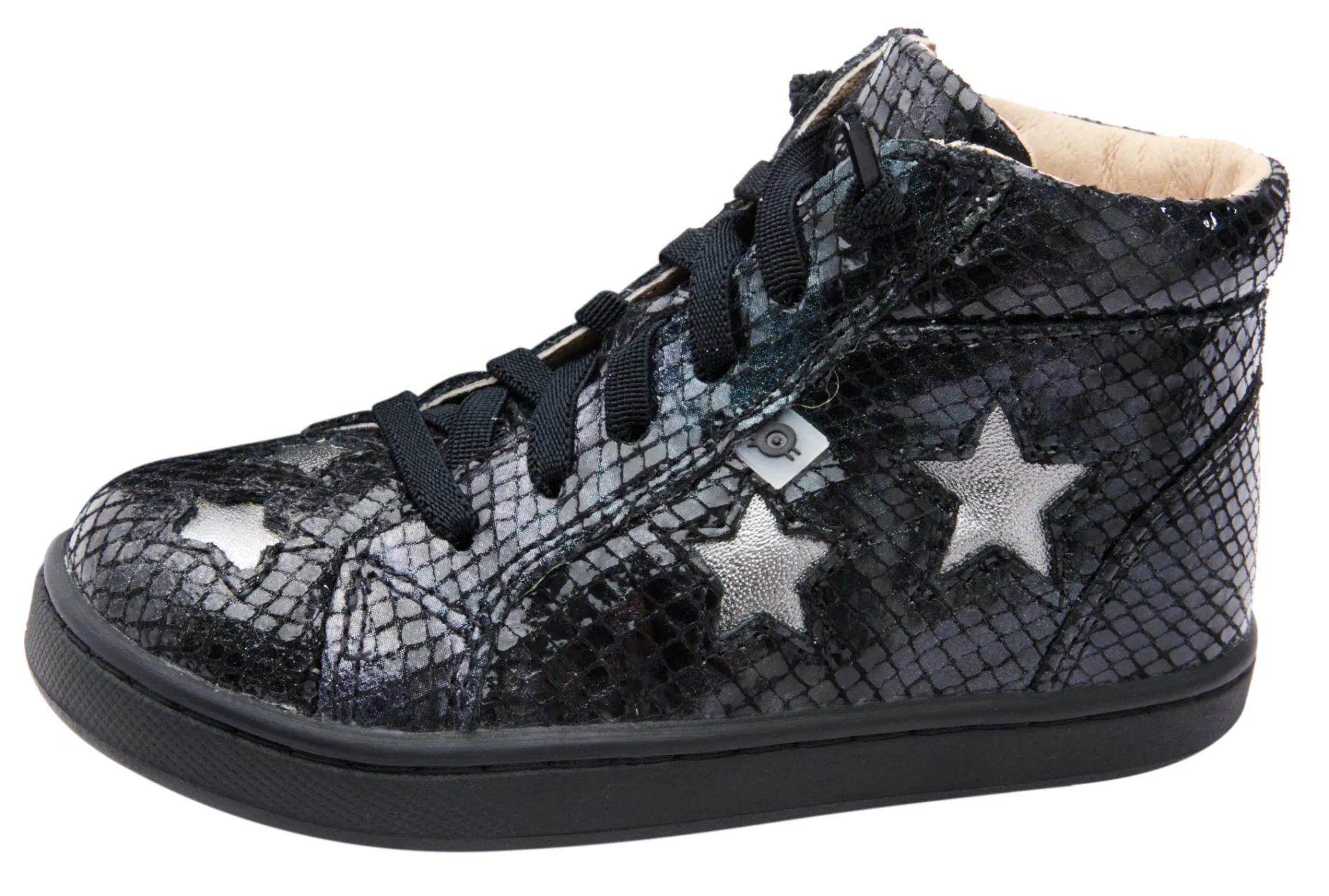 Old Soles Girl's & Boy's 6085 Starey High Top Sneaker - Navy Tie Dye/Rich Silver Clearance